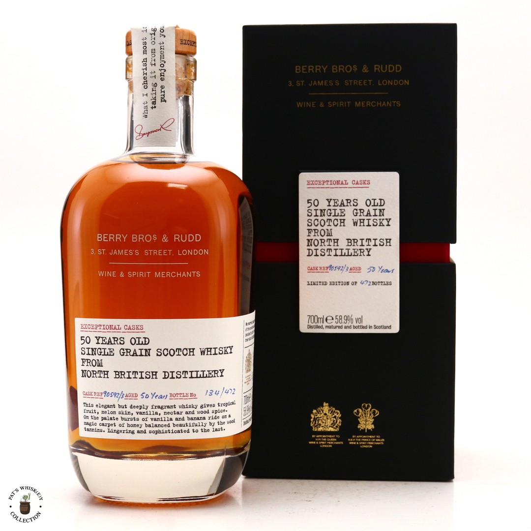 North British 50 Year Old Berry Brothers and Rudd Exceptional Casks ...