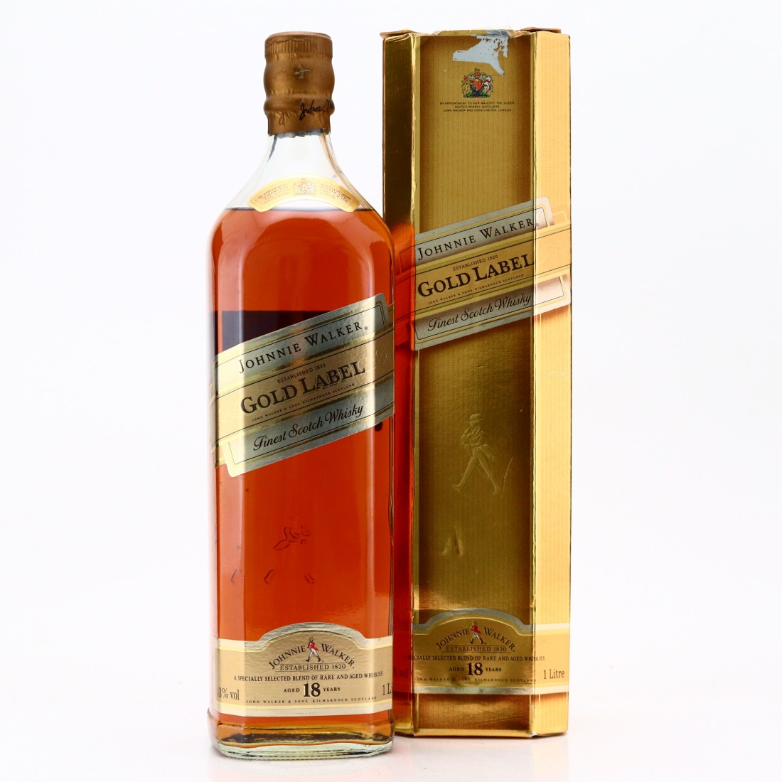 Johnnie Walker Gold Label 18 Year Old 1 Litre Whisky Auctioneer