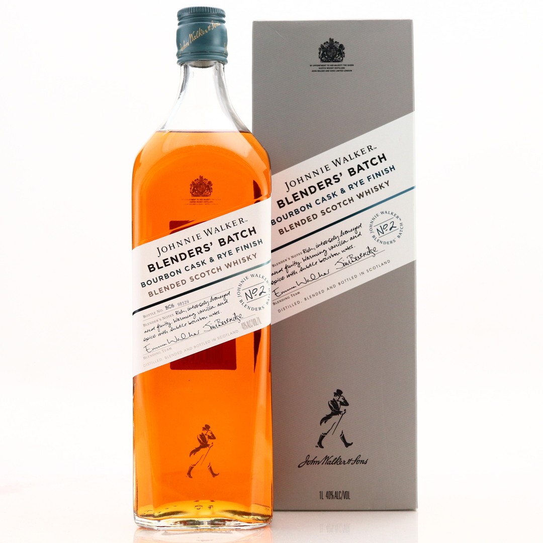 Johnnie Walker Blenders' Batch 2 1 Litre / Bourbon Cask & Rye Finish Whisky Auctioneer