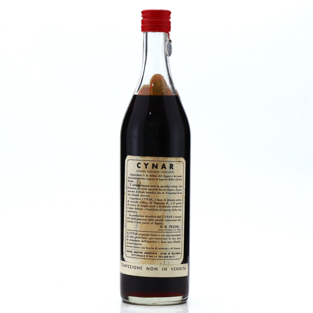 Pezziol Cynar Artichoke Liqueur 1950s Whisky Auctioneer