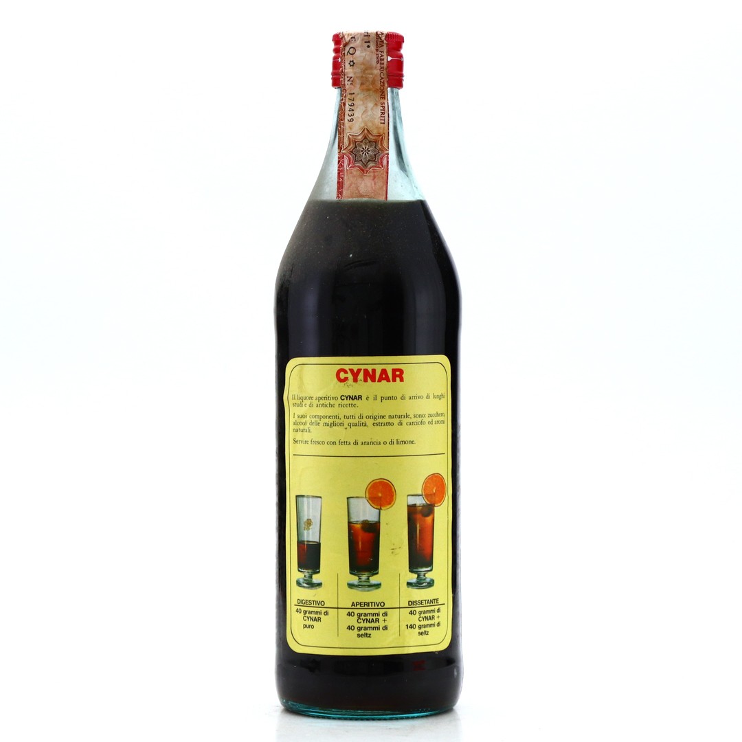 Cynar Artichoke Liqueur 1 Litre 1970s Whisky Auctioneer