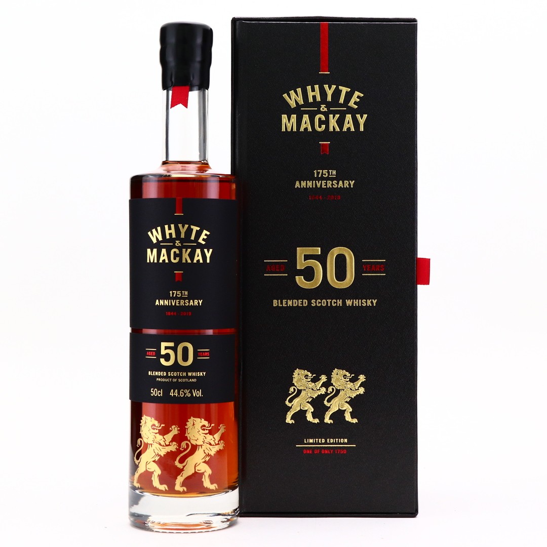 Whyte and Mackay 50 Year Old 50cl / 175th Anniversary Whisky Auctioneer