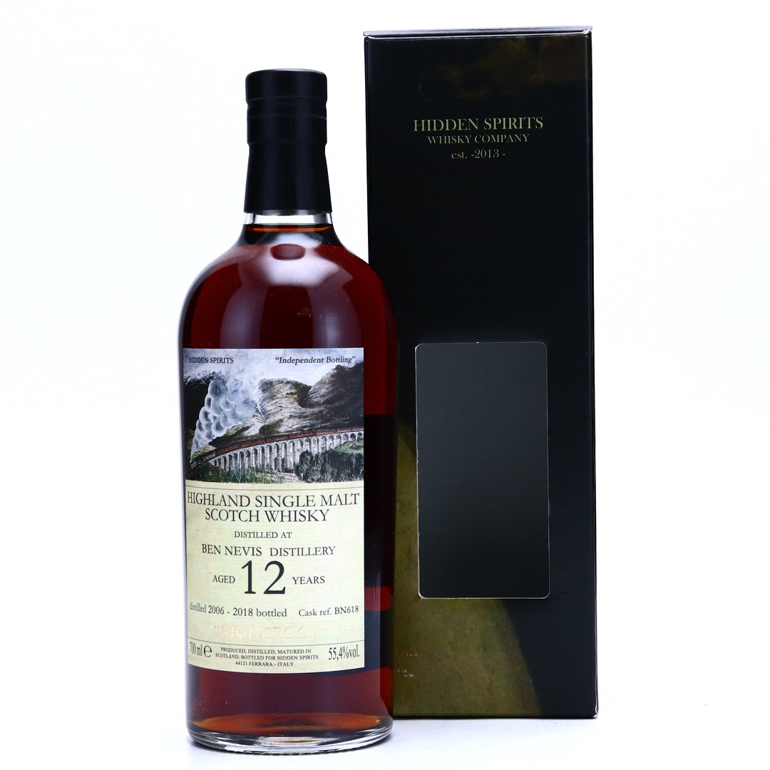 Ben Nevis 2006 Hidden Spirits 12 Year Old Heavily Peated Whisky