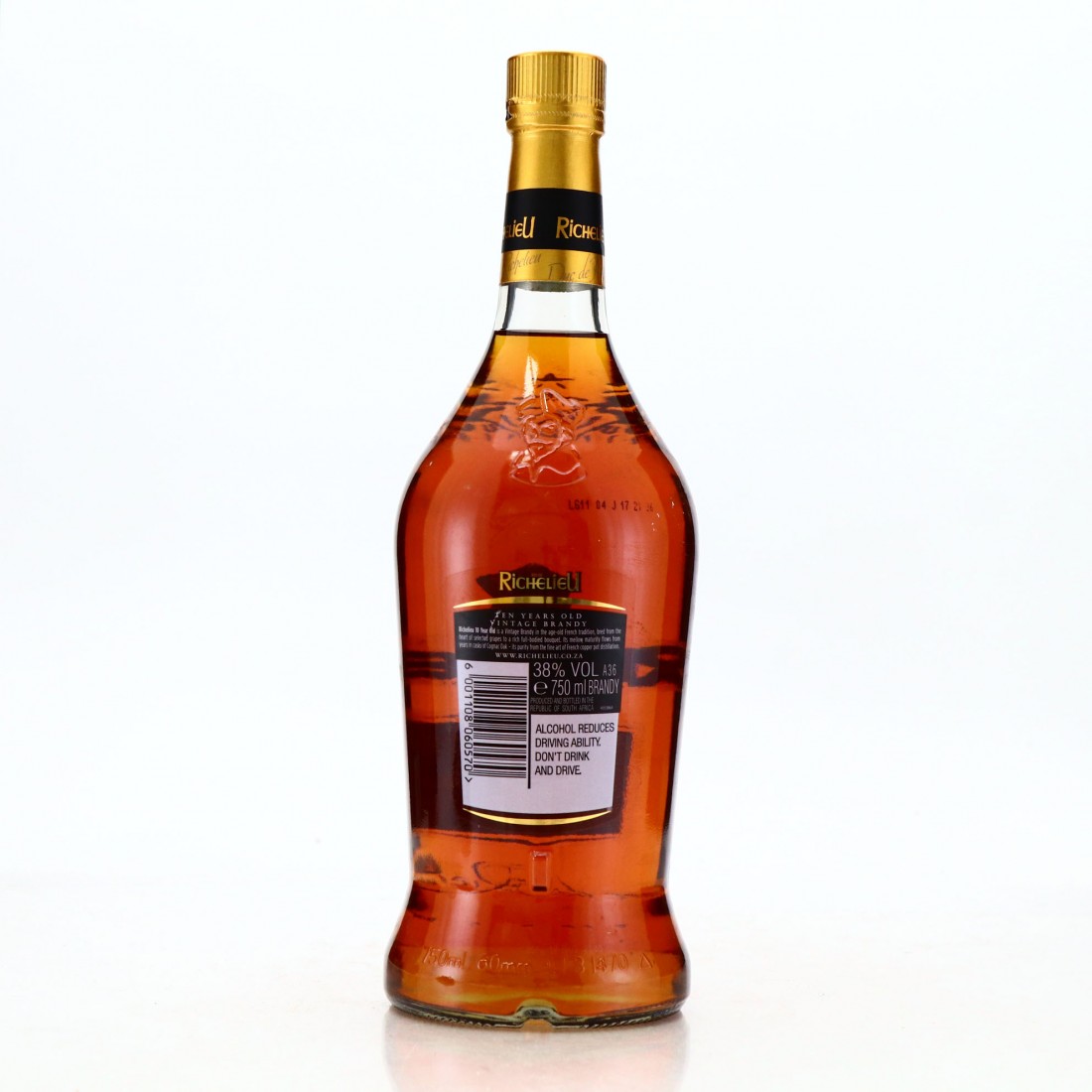 Richelieu 10 Year Old Vintage Brandy Whisky Auctioneer