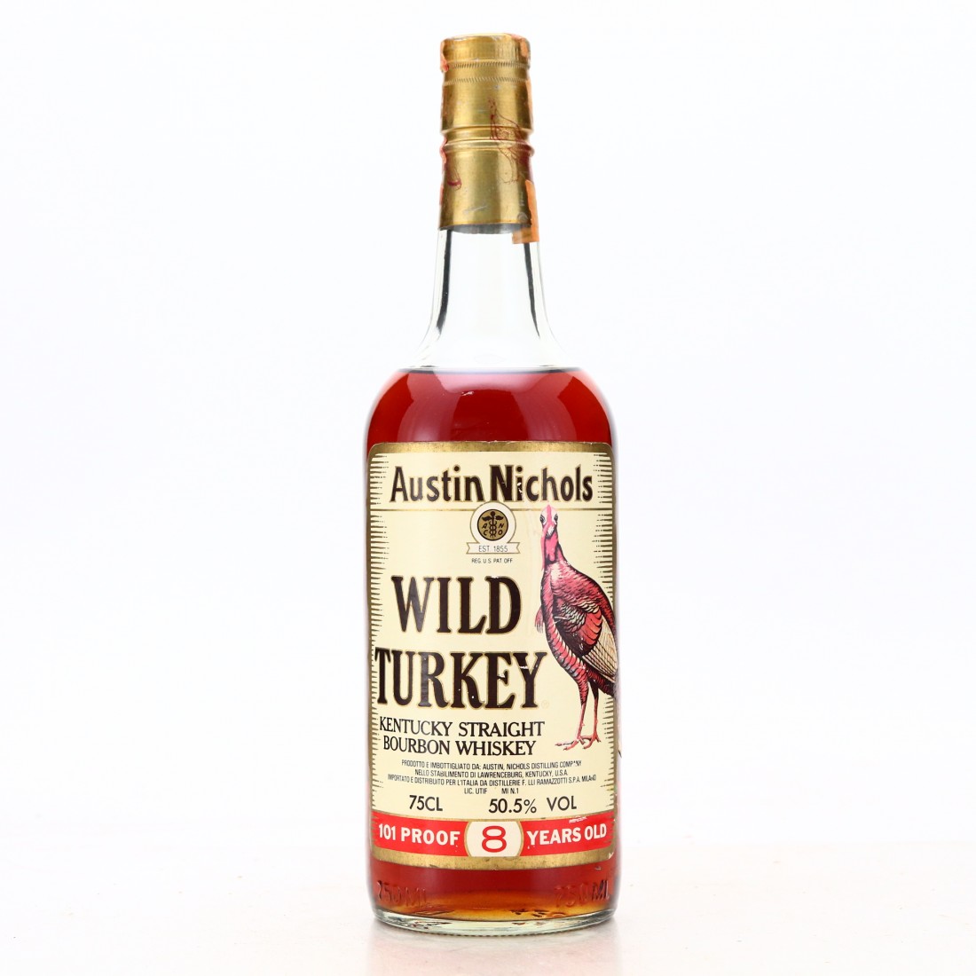 Wild Turkey 8 Year Old 101 Proof 1988 / Japanese Import Whisky Auctioneer