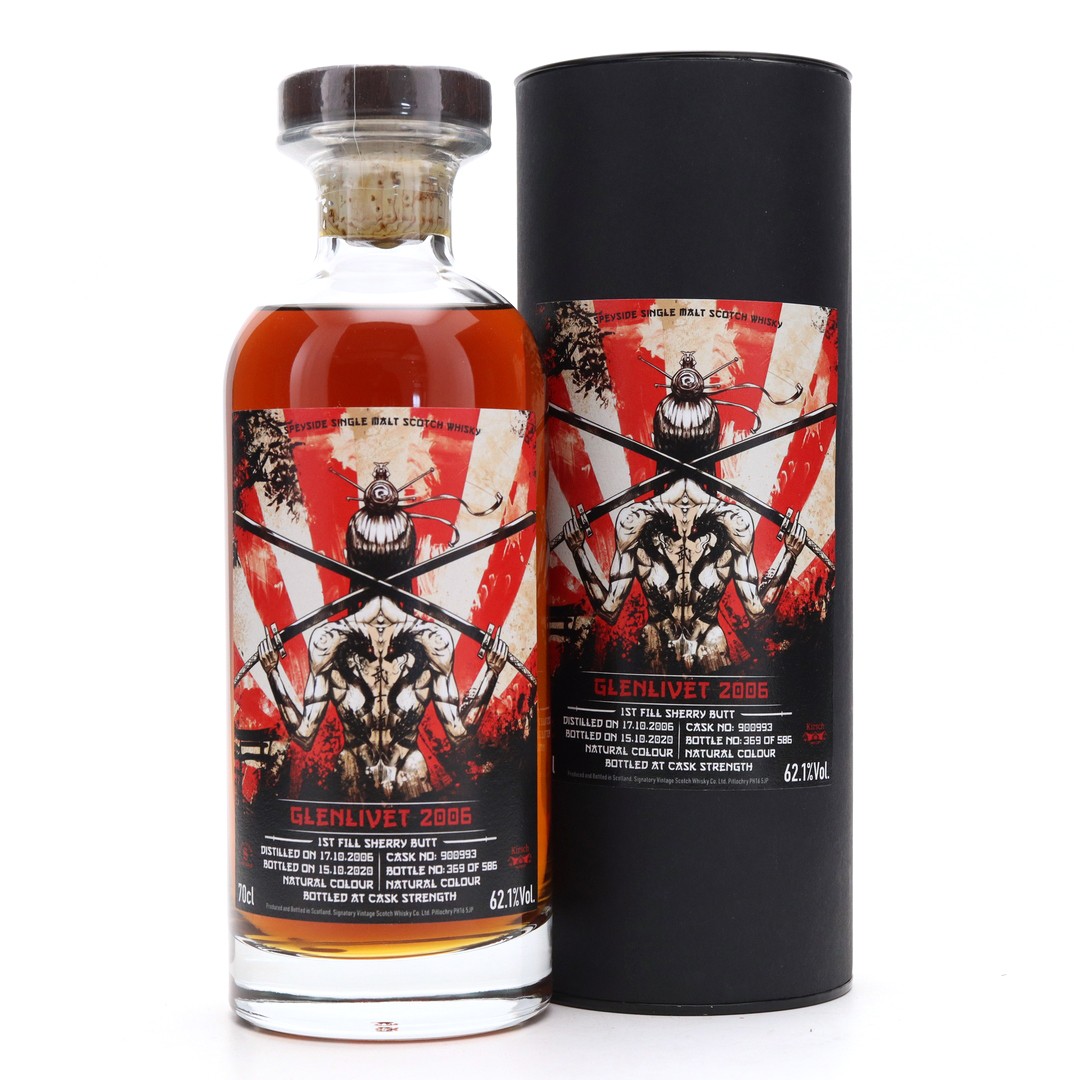 Glenlivet 2006 Signatory Vintage Samurai Kirsch Whisky Whisky 