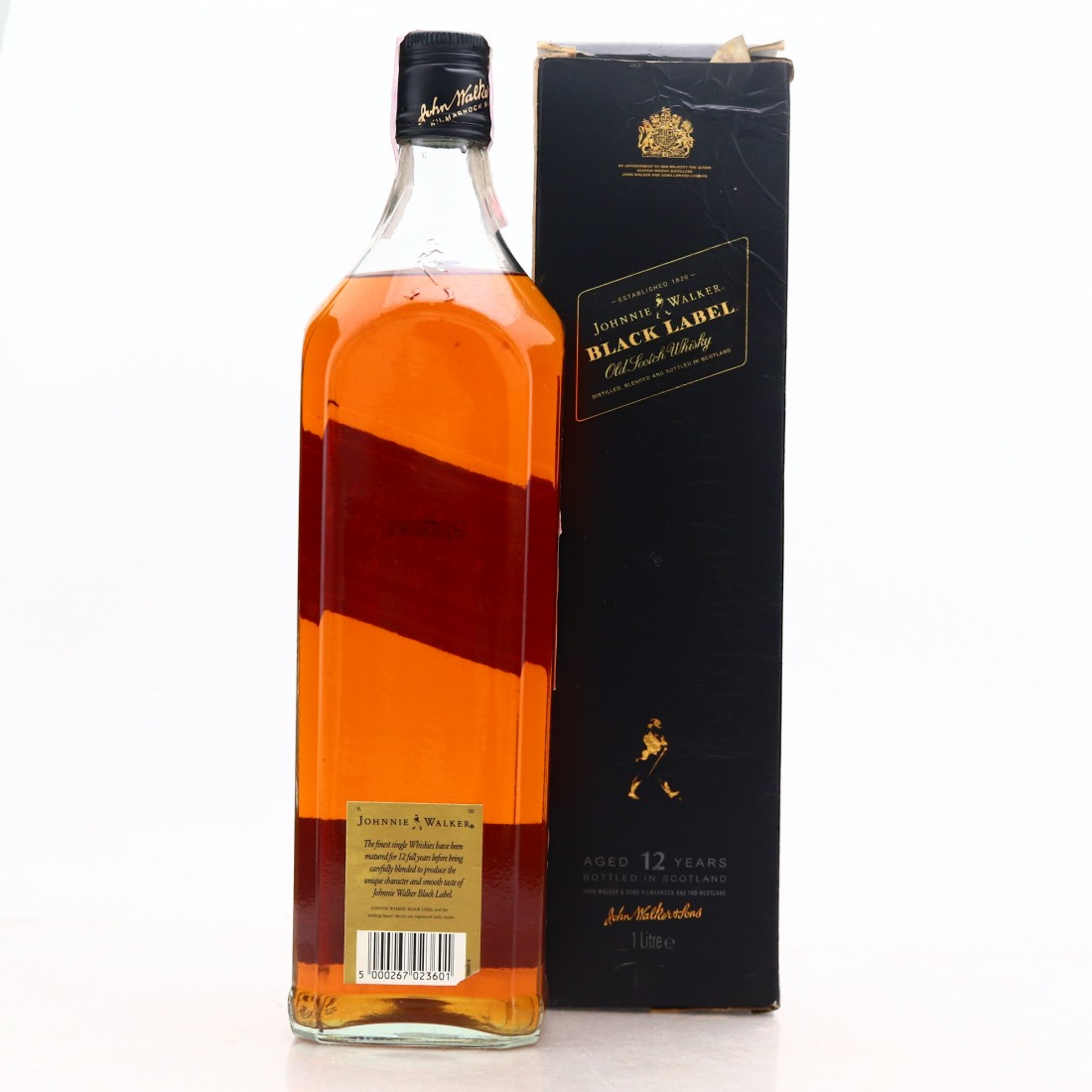 Johnnie Walker Black Label 1 Litre Whisky Auctioneer