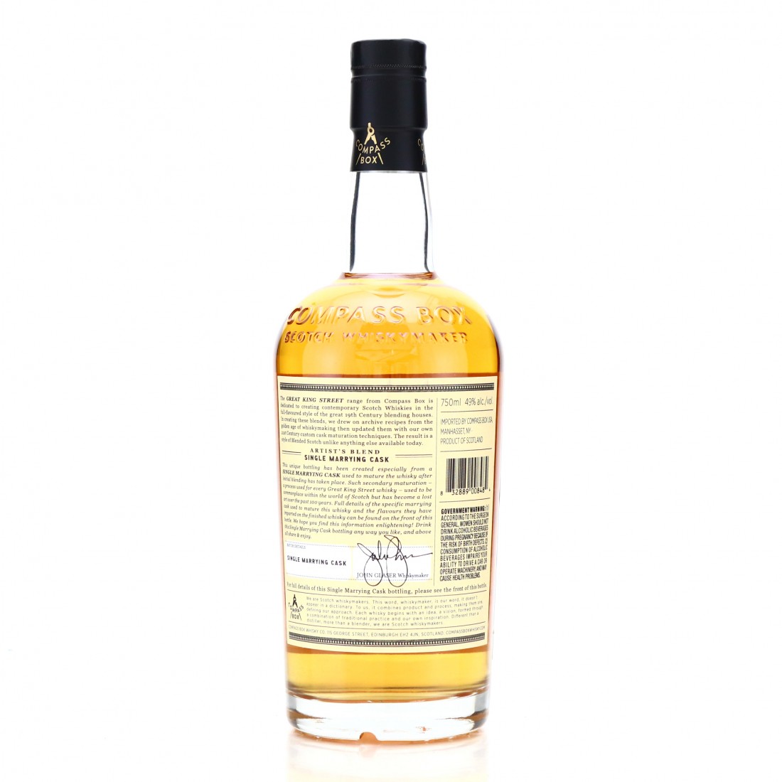 Compass Box Great King Street Single Cask Artist's Blend 75cl / Mash