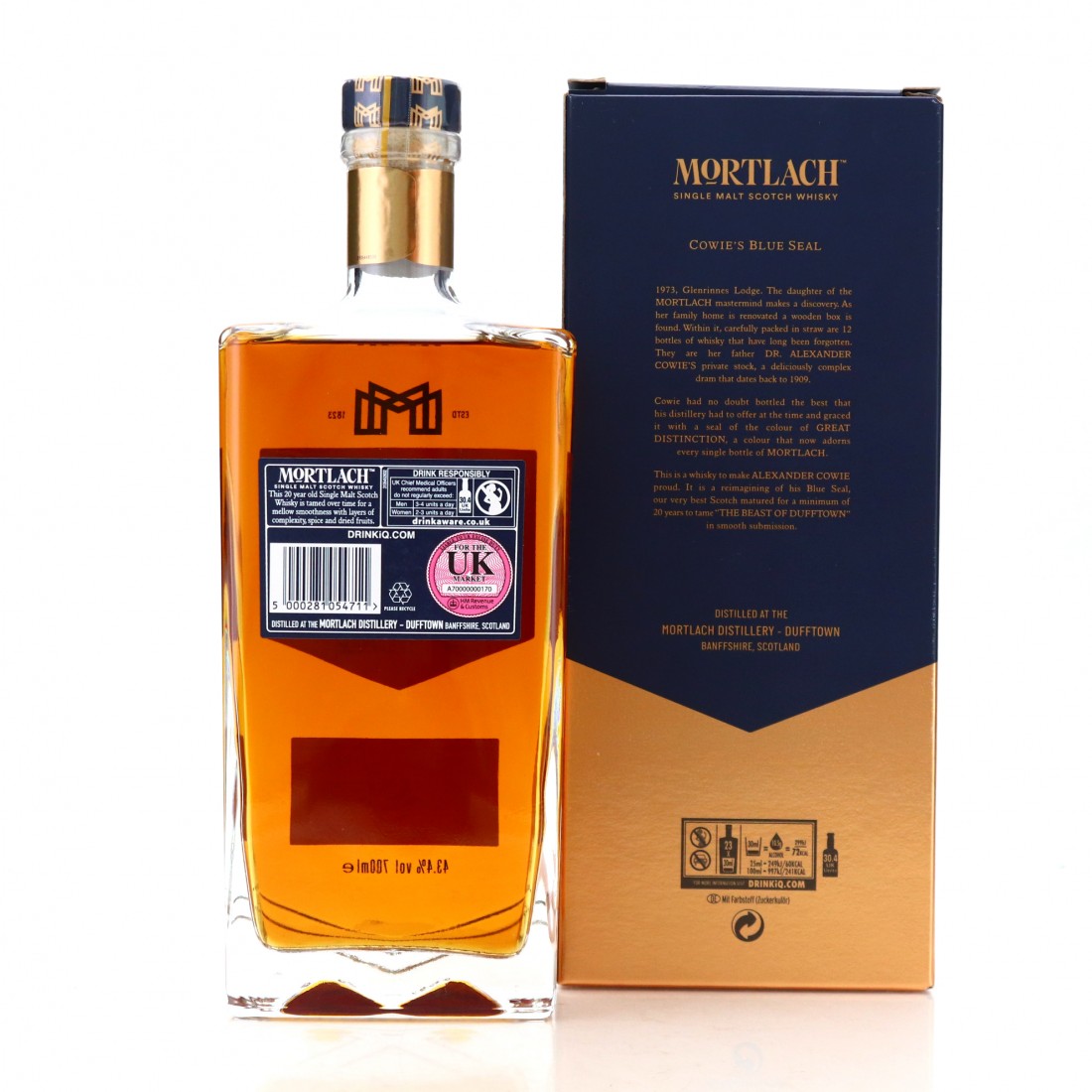 Mortlach 20 Year Old Cowie's Blue Seal Whisky Auctioneer