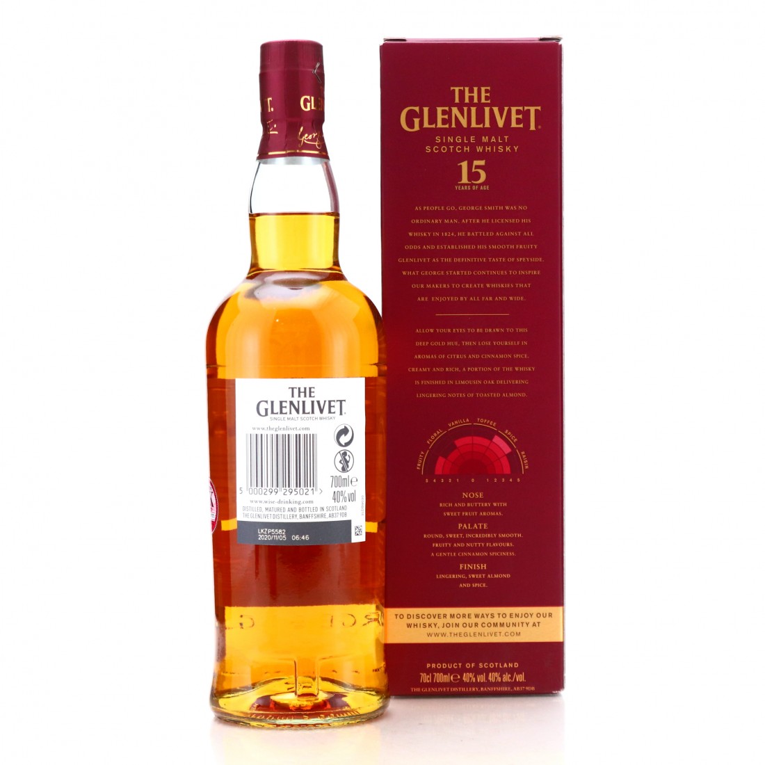 Glenlivet 15 Year Old French Oak Reserve Whisky Auctioneer