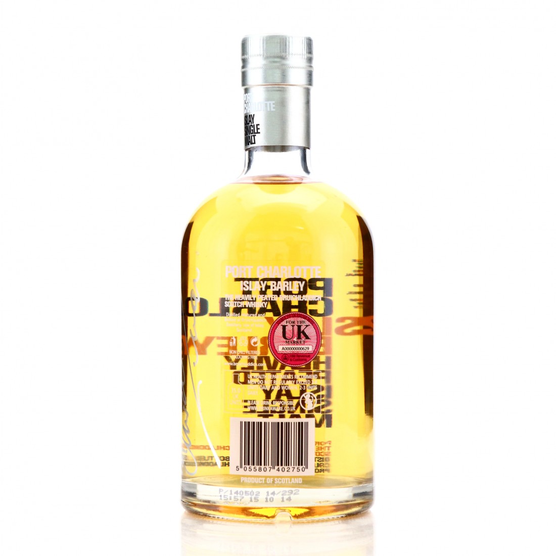 Port Charlotte Islay Barley / Signed by Jim McEwan Whisky Auctioneer