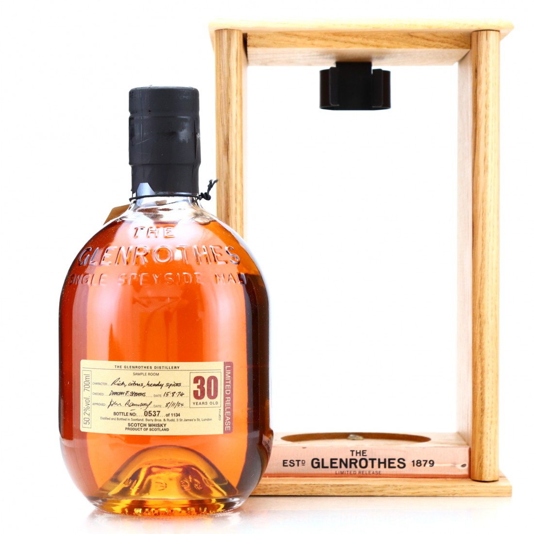 Glenrothes 1974 30 Year Old Whisky Auctioneer