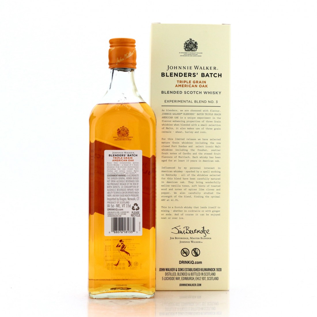 Johnnie Walker 10 Year Old Blenders' Batch 3 Triple Grain 75cl / US