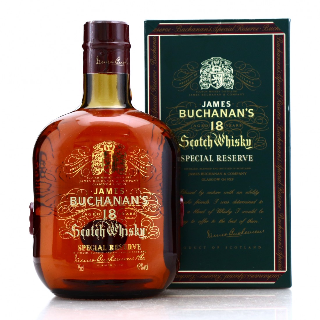 Buchanan's 18 Year Old Special Reserve 75cl Whisky Auctioneer