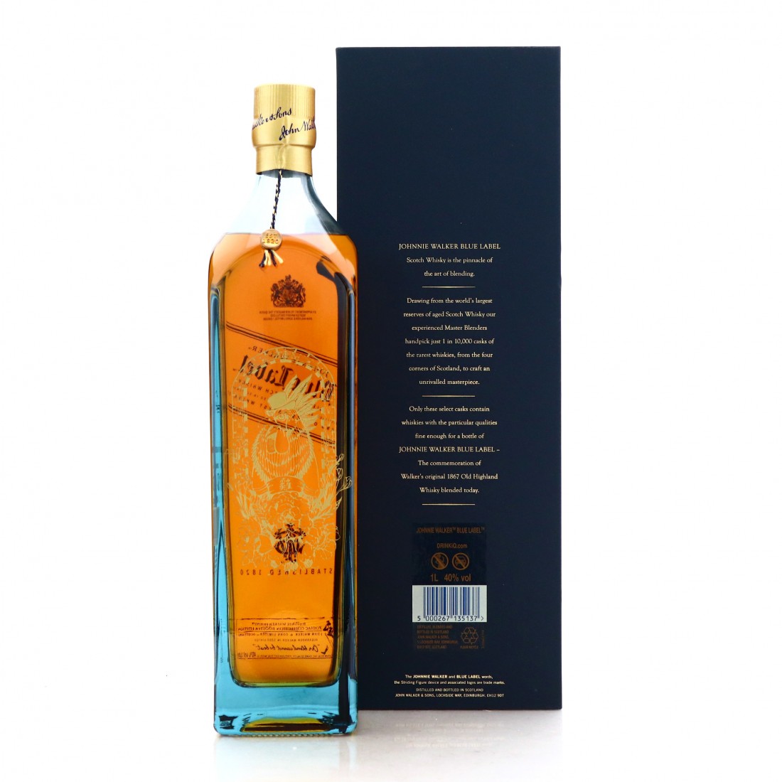 Johnnie Walker Blue Label Zodiac Series 1 Litre / Rooster Edition