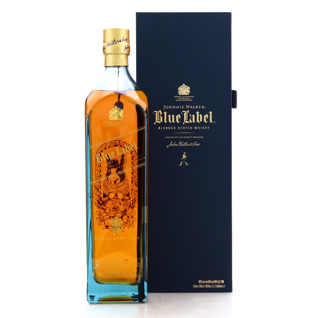 Johnnie Walker Blue Label Zodiac Series 1 Litre / Rabbit Edition