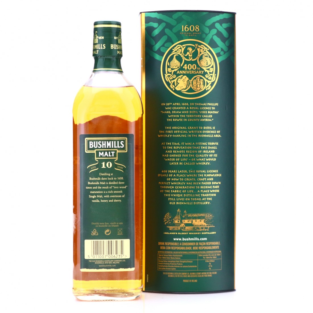 Bushmills 10 Year Old Single Malt/ 400th Anniversary | Whisky Auctioneer