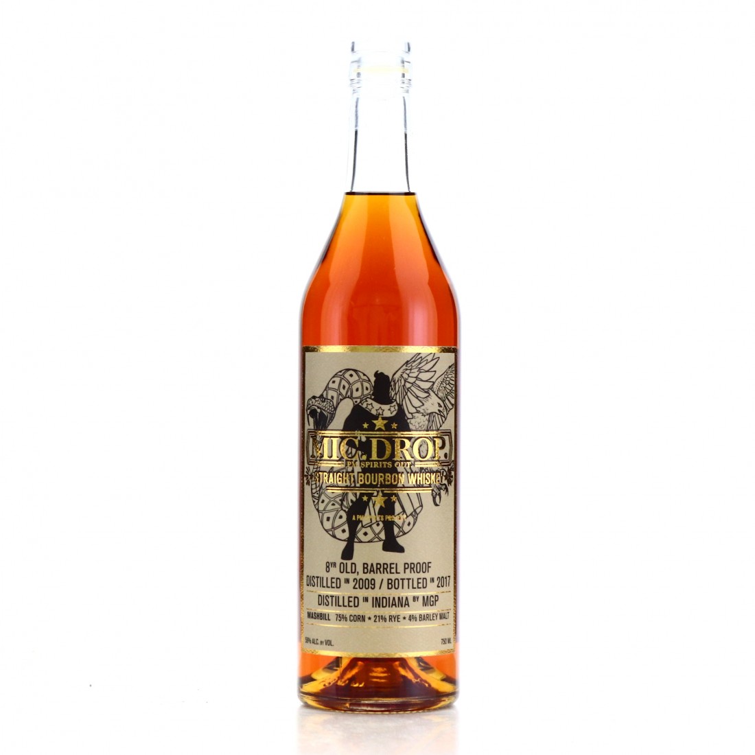 Mic Drop 2009 8 Year Old Straight Bourbon Whisky Auctioneer