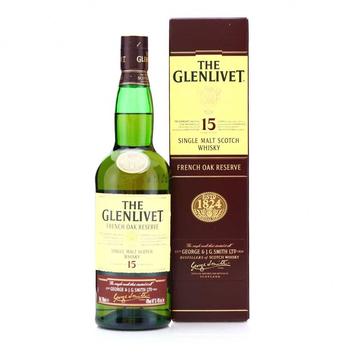 Glenlivet 15 Year Old French Oak Reserve Whisky Auctioneer