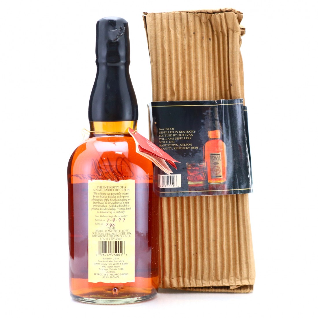 Evan Williams Single Barrel 1997