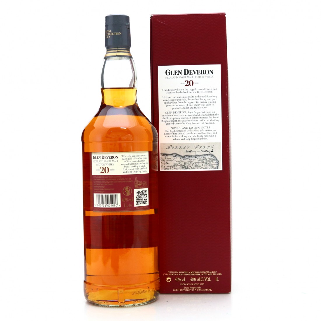 Glen Deveron 20 Year Old Royal Burgh Collection 1 Litre Whisky Auctioneer