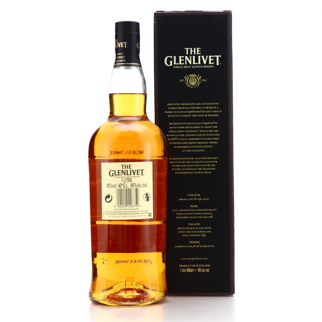 Glenlivet The Master Distillers' Reserve 1 Litre Whisky Auctioneer