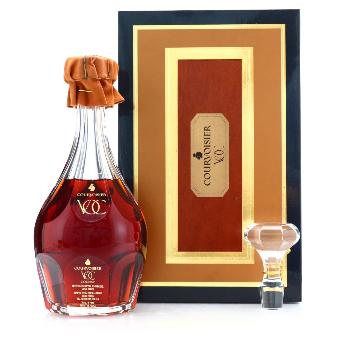 Courvoisier VOC Baccarat Decanter Whisky Auctioneer