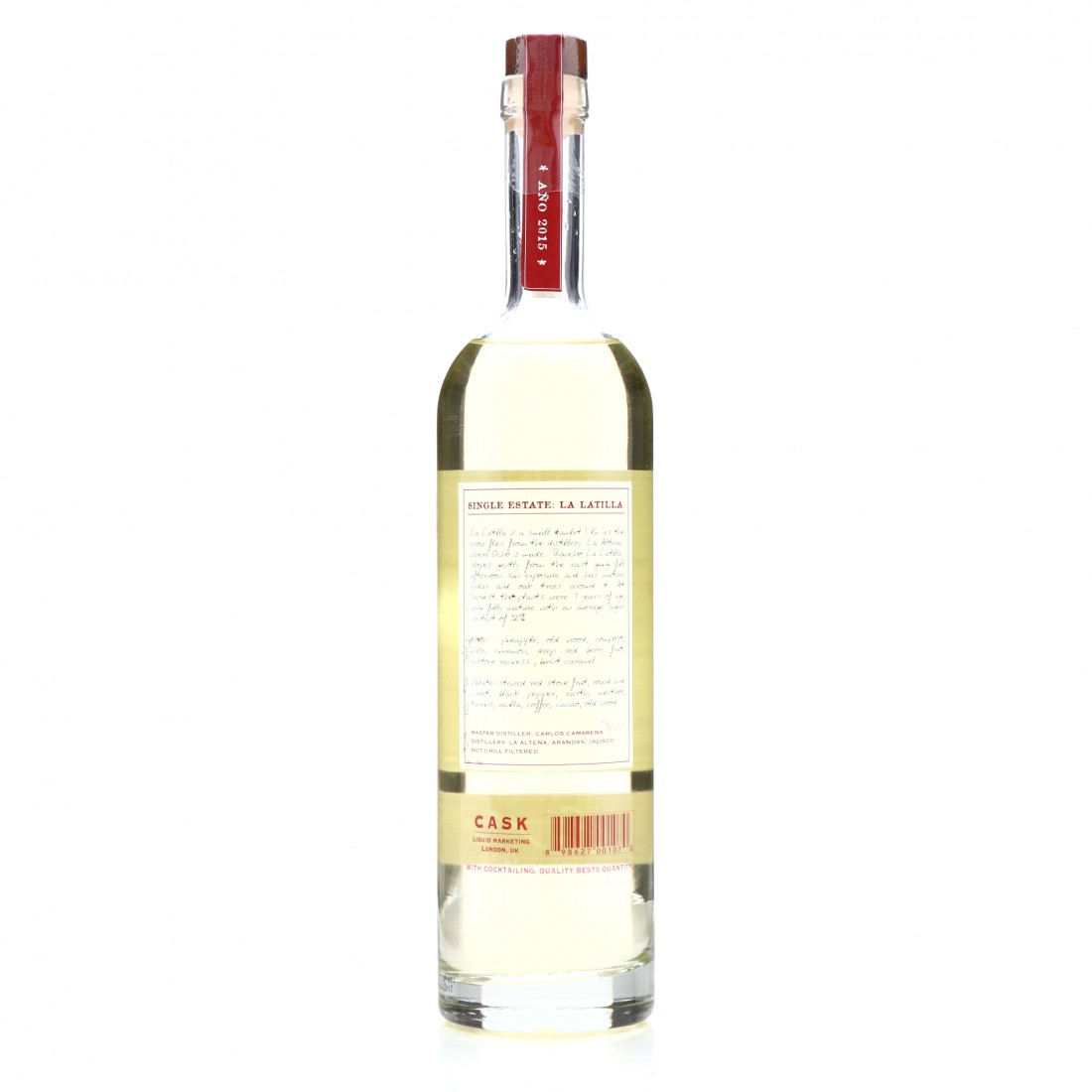 Tequila Ocho 2015 Single Estate Anejo Whisky Auctioneer