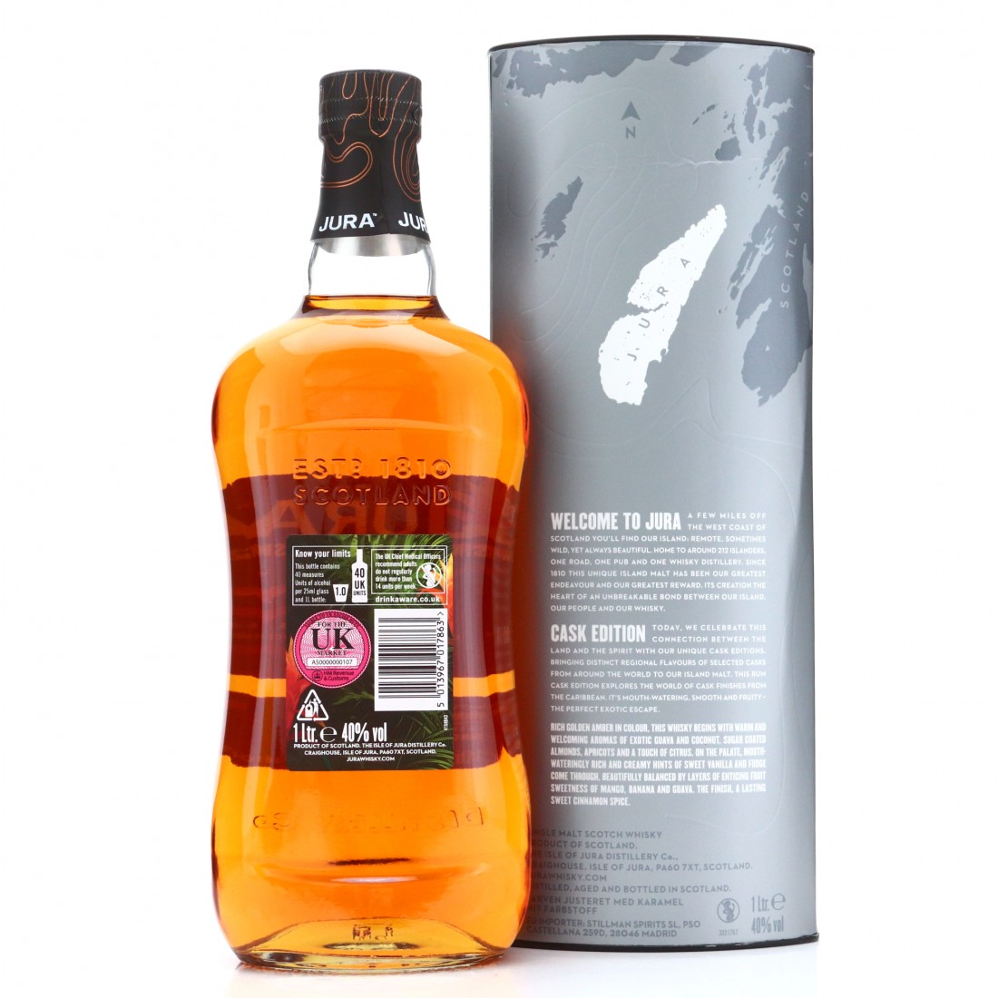 Jura Rum Cask Finish 1 Litre Whisky Auctioneer