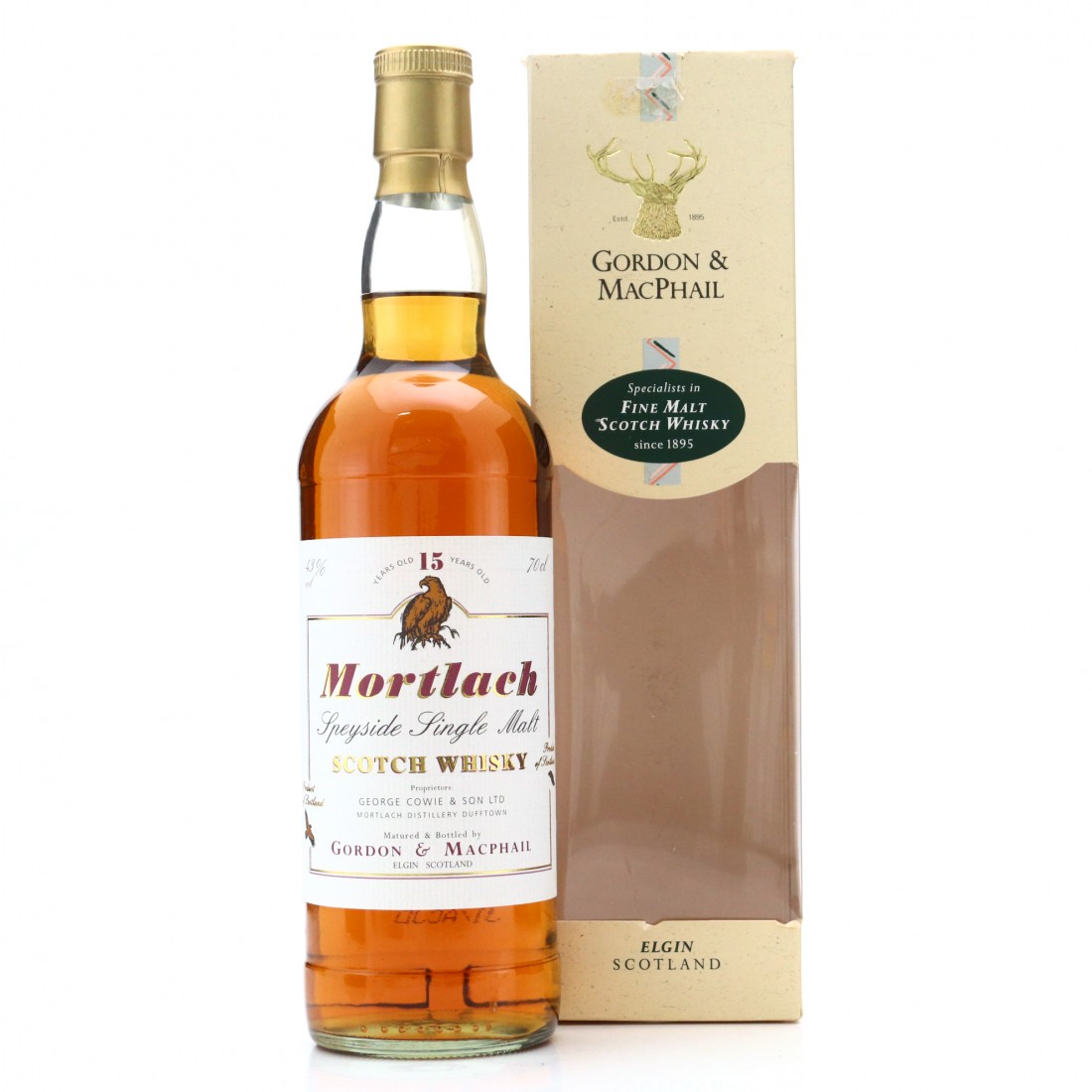 Mortlach 15 Year Old Gordon and MacPhail Whisky Auctioneer