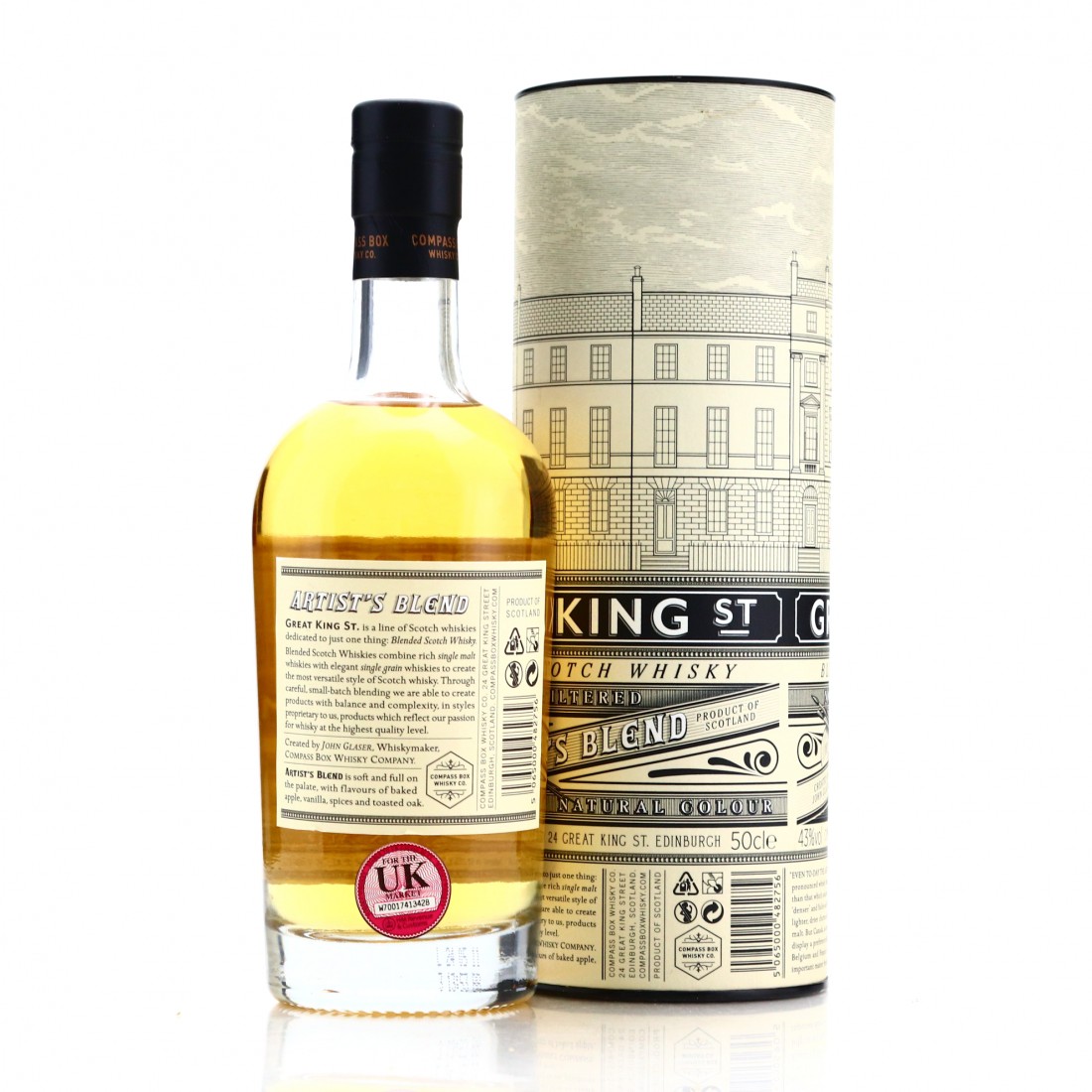 Compass Box Great King Street Artist's Blend 50cl Whisky Auctioneer