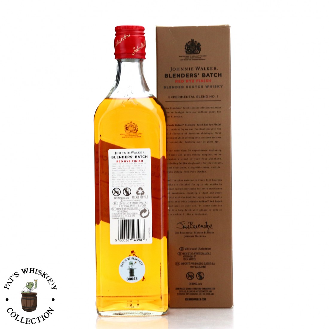 Johnnie Walker Blenders' Batch 1 Red Rye Finish 50cl Whisky Auctioneer