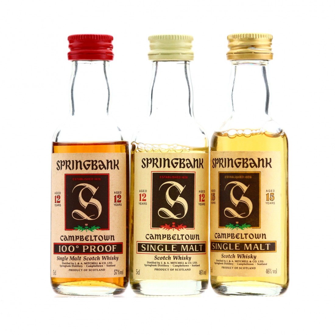 Springbank Miniatures x 3 | Whisky Auctioneer