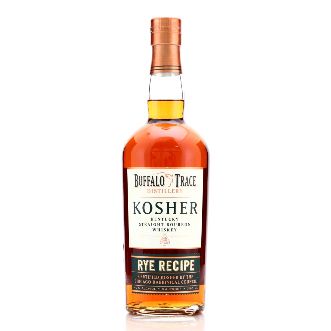Buffalo Trace Kosher Rye Recipe Straight Bourbon Whisky Auctioneer