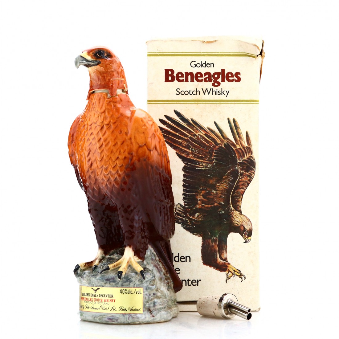 Beneagles Golden Eagle Decanter 75cl Whisky Auctioneer