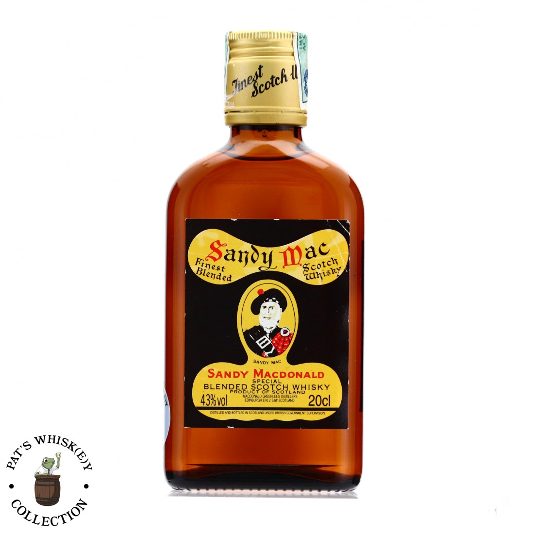 Sandy Mac Special Blended Scotch Whisky 1980s 20cl Whisky Auctioneer