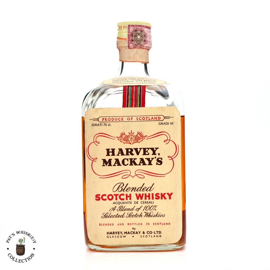 Harvey Mackay's Scotch Whisky 1960s Whisky Auctioneer