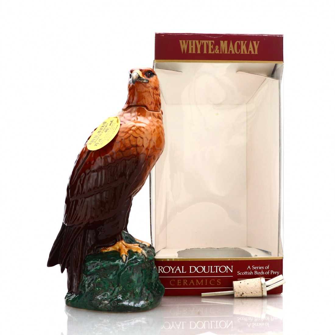 Whyte & Mackay Golden Eagle Royal Doulton Decanter Whisky Auctioneer