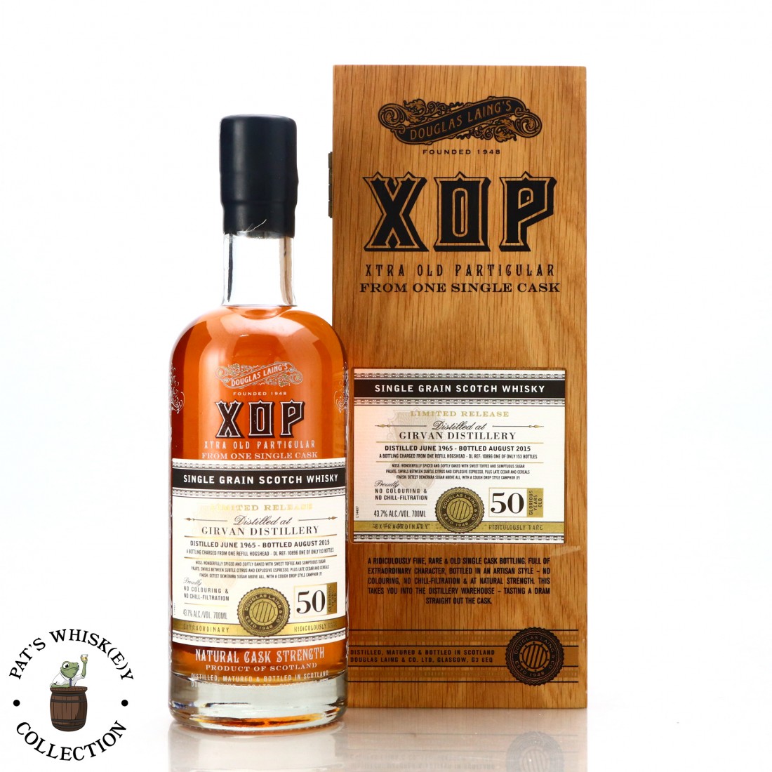 Girvan 1965 Douglas Laing 50 Year Old XOP Whisky Auctioneer
