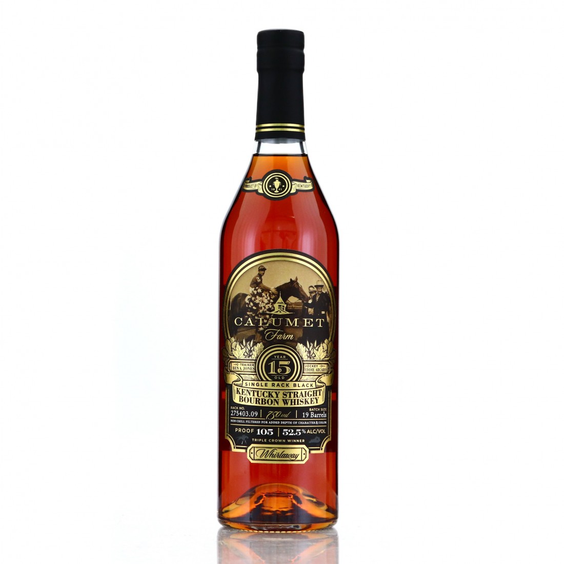 Calumet Farm 15 Year Old Kentucky Straight Bourbon / Whirlaway Whisky Auctioneer