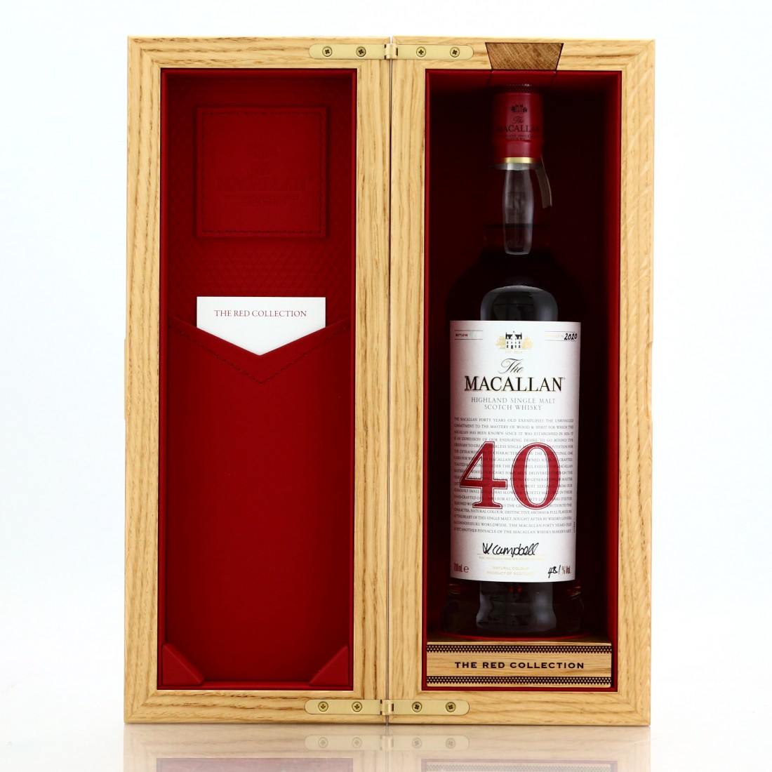 Macallan 40 Year Old The Red Collection | Whisky Auctioneer