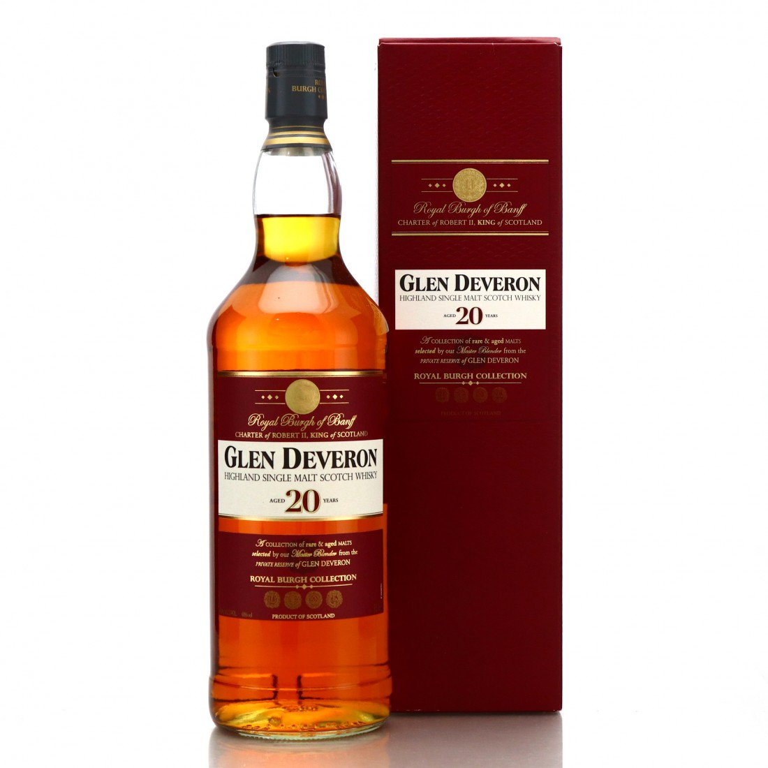 Glen Deveron 20 Year Old Royal Burgh Collection 1 Litre Whisky Auctioneer