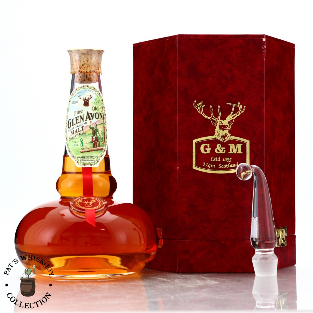Glen Avon 8 Year Old Gordon and MacPhail Pot Still Decanter Whisky