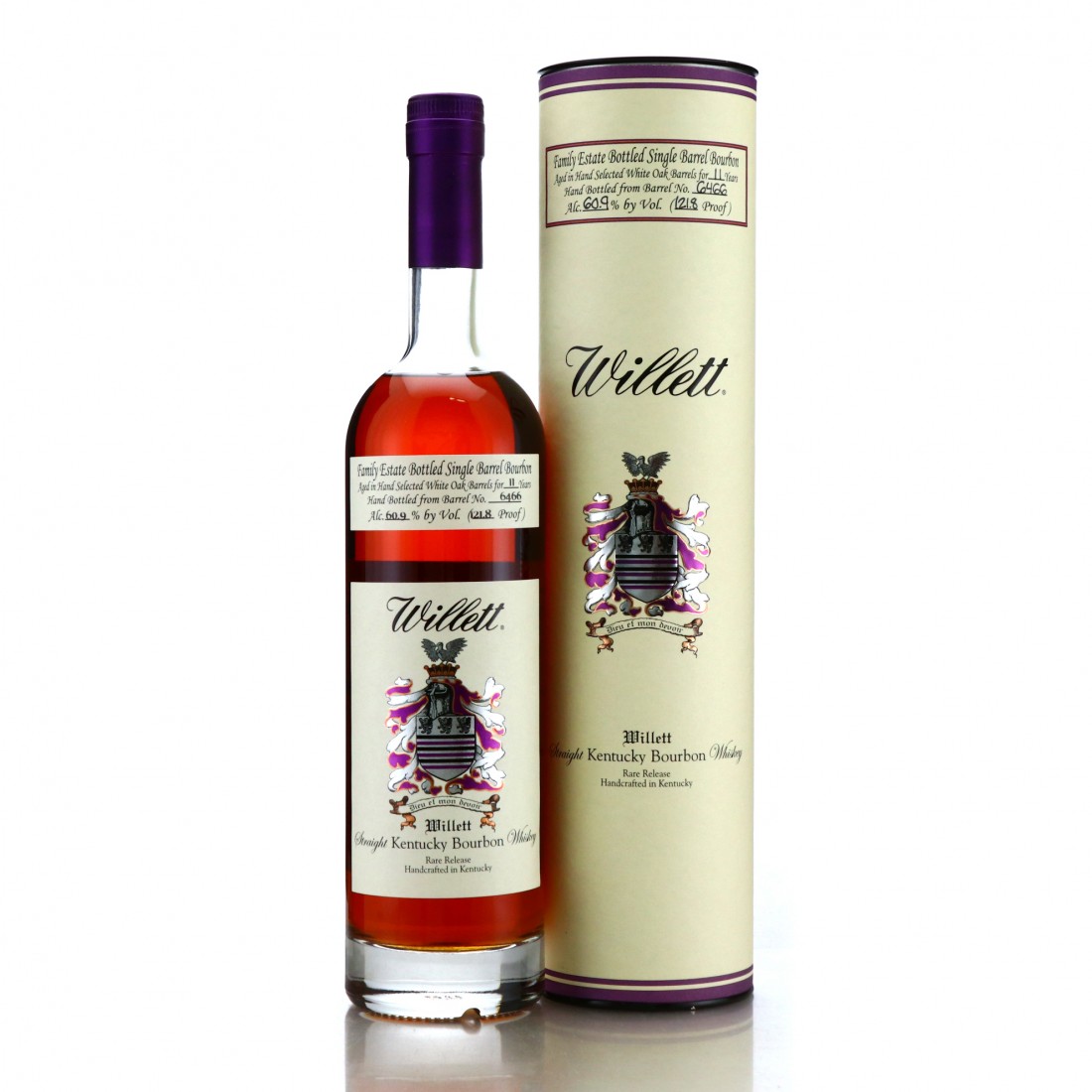Willett Family Estate 11 Year Old Single Barrel Bourbon 6466 Whisky Auctioneer