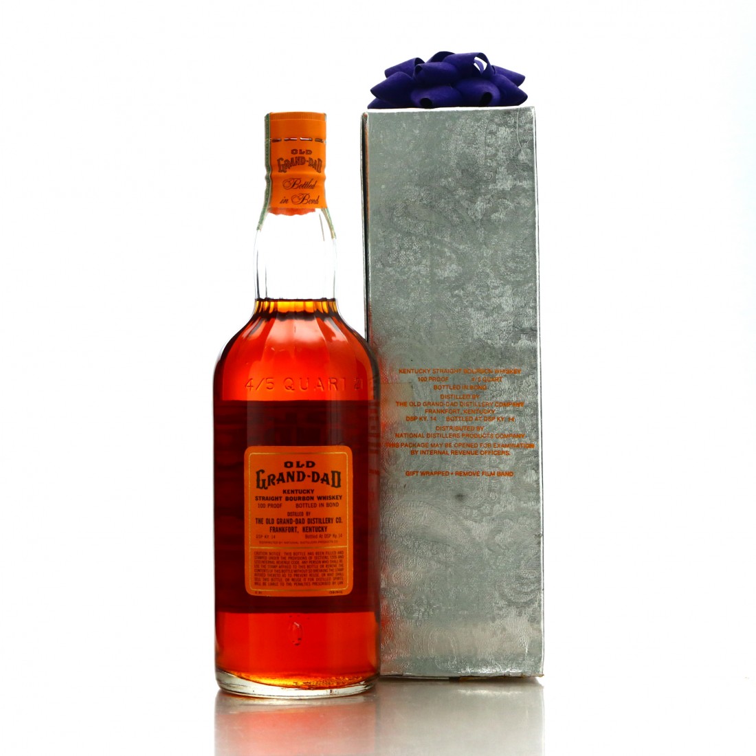 Old GrandDad 1966 Bottled in Bond 100 Proof Whisky Auctioneer