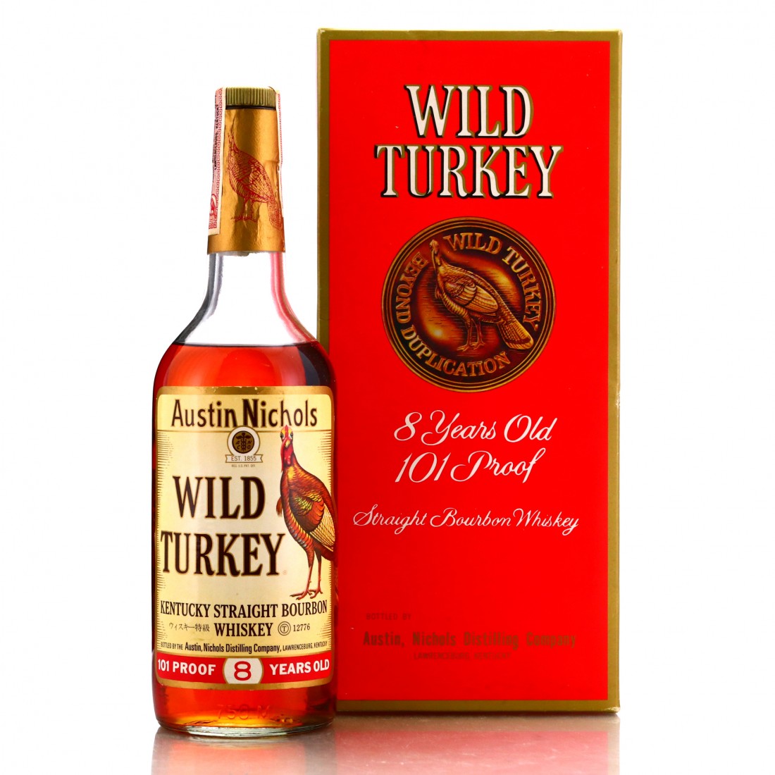 Wild Turkey 8 Year Old 101 Proof 1985 / Japanese Import Whisky Auctioneer