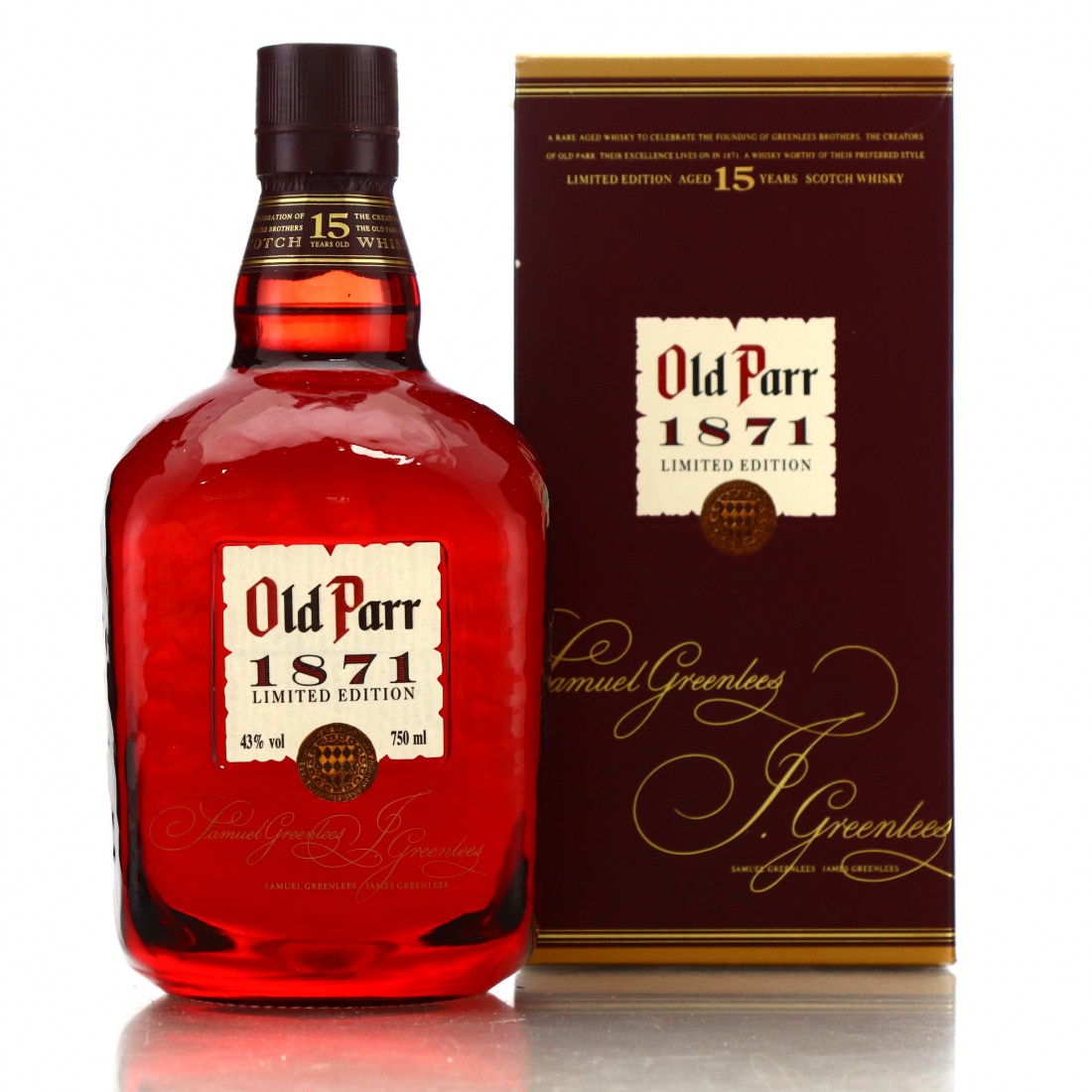 古酒 未開栓 Old Parr オールドパー 15年 1871 LIMITED EDITION