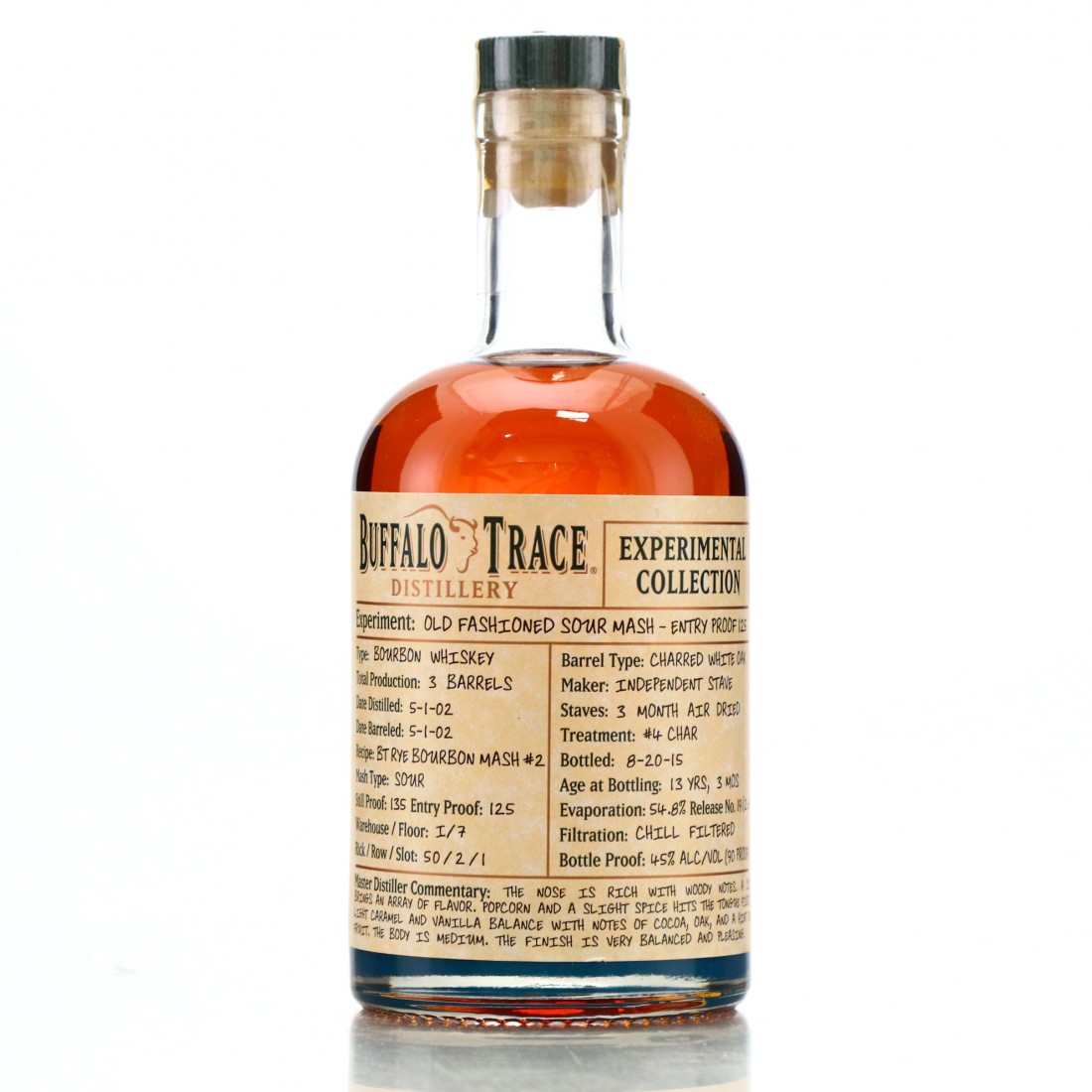 Buffalo Trace 2002 Experimental Collection 13 Year Old 37.5cl / Sour