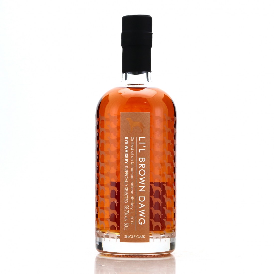 Indiana Rye Whiskey 2017 Li'l Brown Dawg | Whisky Auctioneer