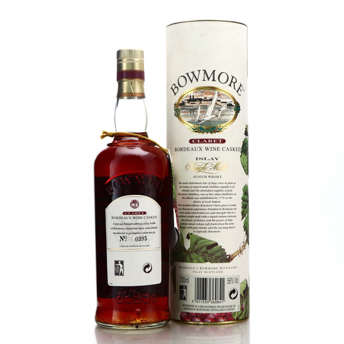 Bowmore Claret Bordeaux Wine Casked Whisky Auctioneer
